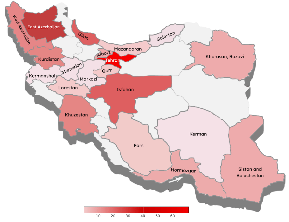 Iran - Map - Filterwatch